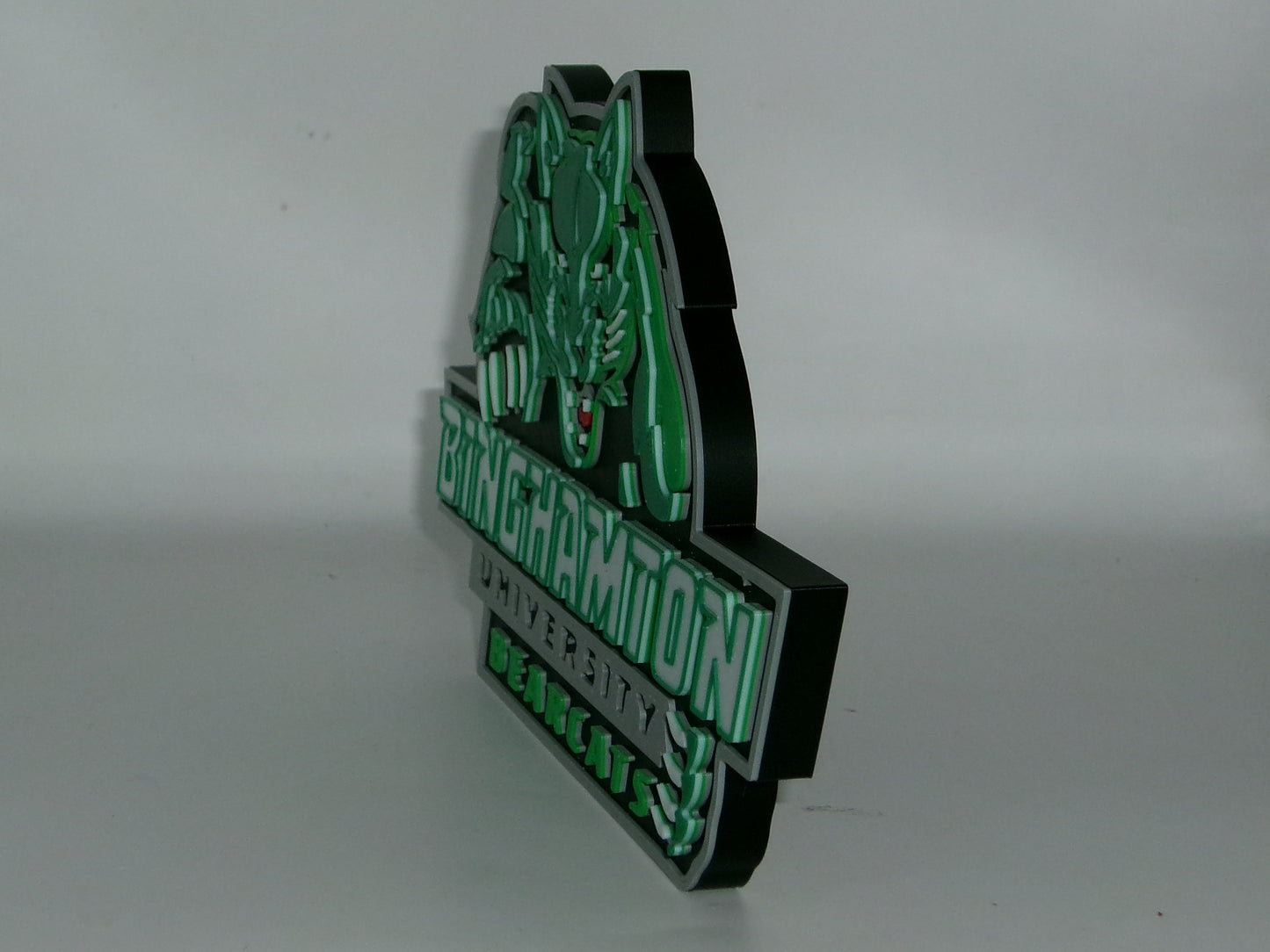 Binghamton Bearcats 3D printed Logo Sign Wall Desk Shelf Art