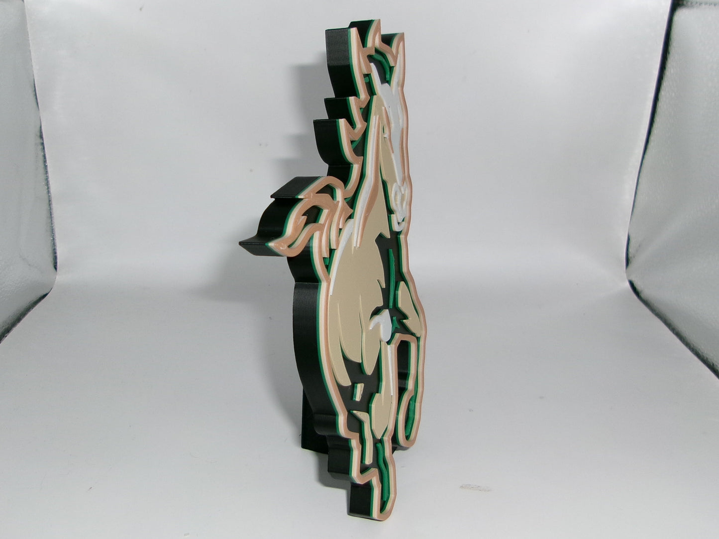 Cal Poly Mustangs 3D printed Logo Sign Wall Desk Shelf Art