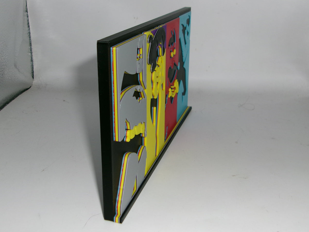 Batman New Adventures 3D printed Logo Sign Wall Desk Shelf Art