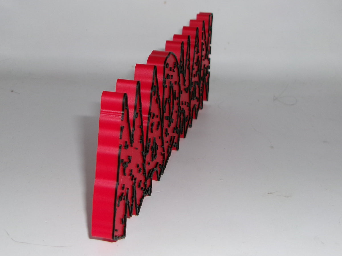 Madman 3D printed Logo Sign Wall Desk Shelf Art