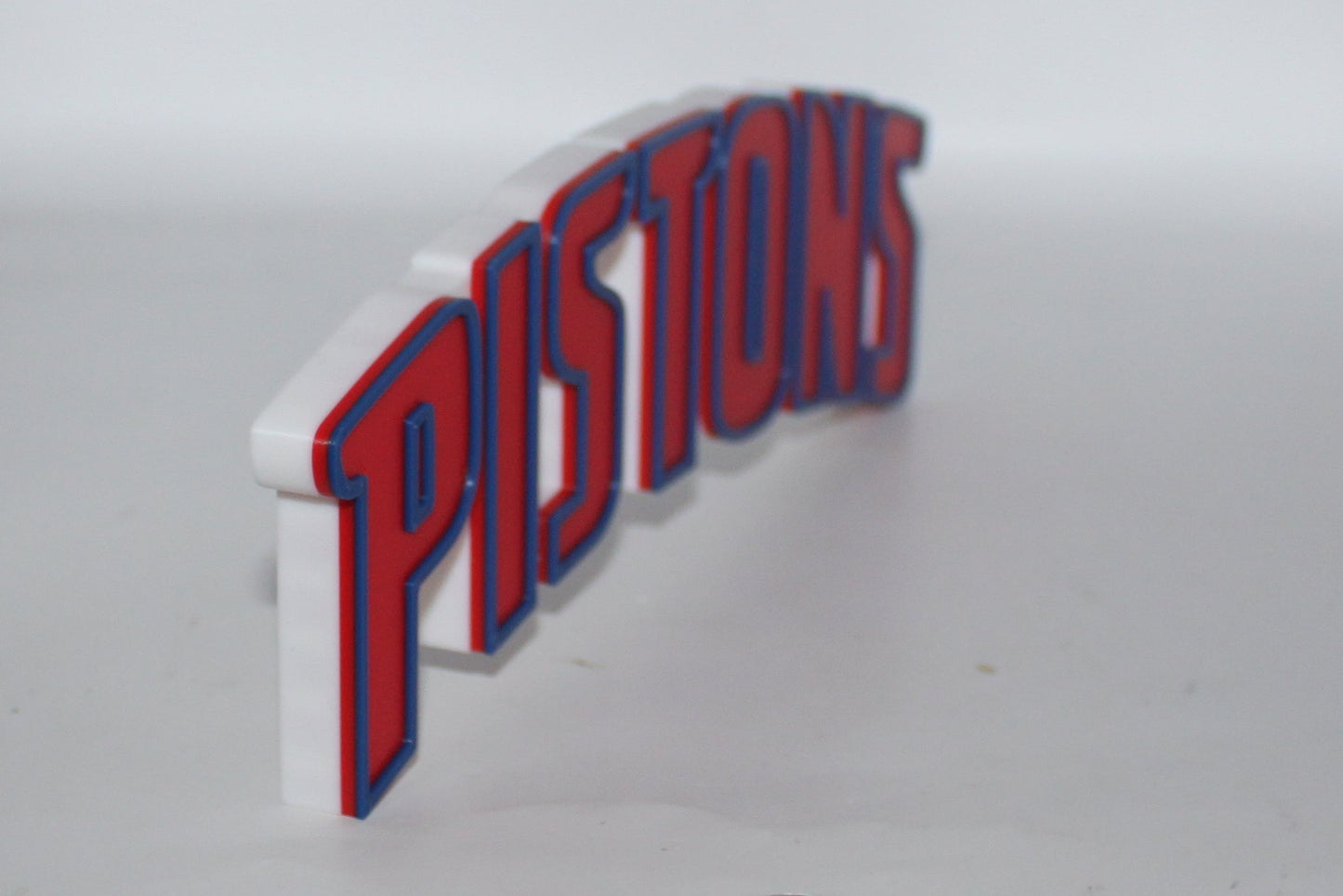 Detroit Pistons 3D printed Logo Sign Wall Desk Shelf Art