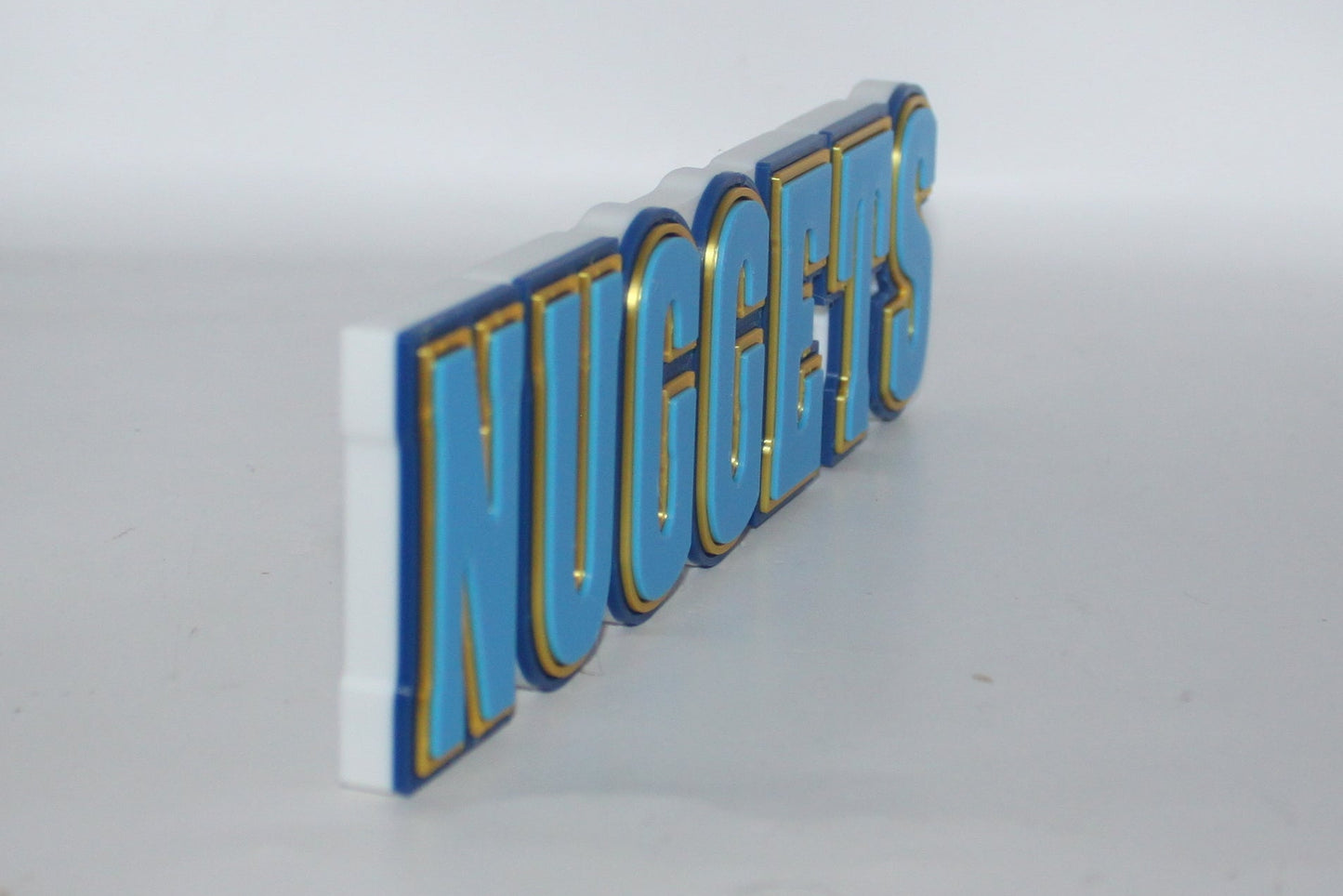 Denver Nuggets 3D printed Logo Sign Wall Desk Shelf Art
