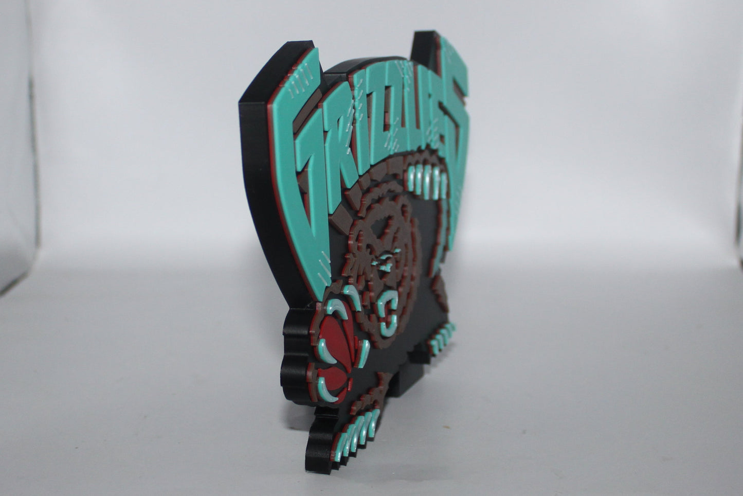 Memphis Grizzlies 3D printed Logo Sign Wall Desk Shelf Art