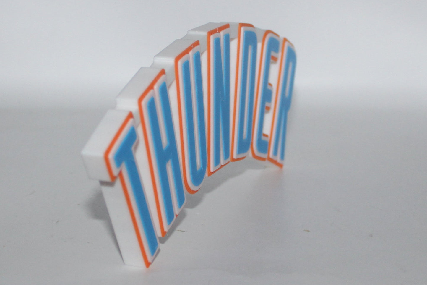 Oklahoma city Thunder 3D printed Logo Sign Wall Desk Shelf Art