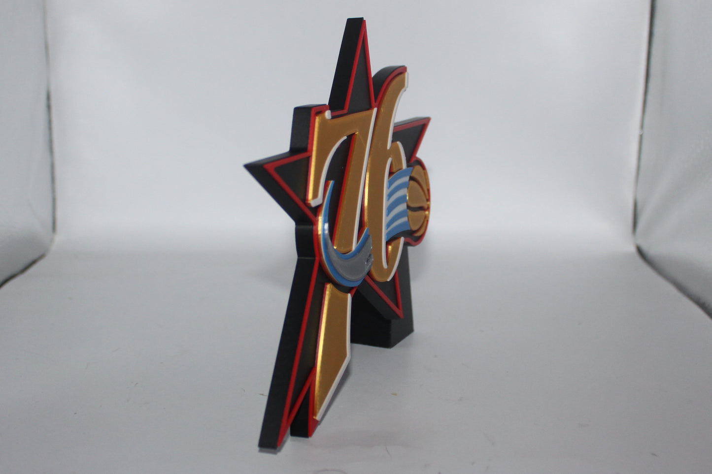 Philadelphia 76ers 3D printed Logo Sign Wall Desk Shelf Art