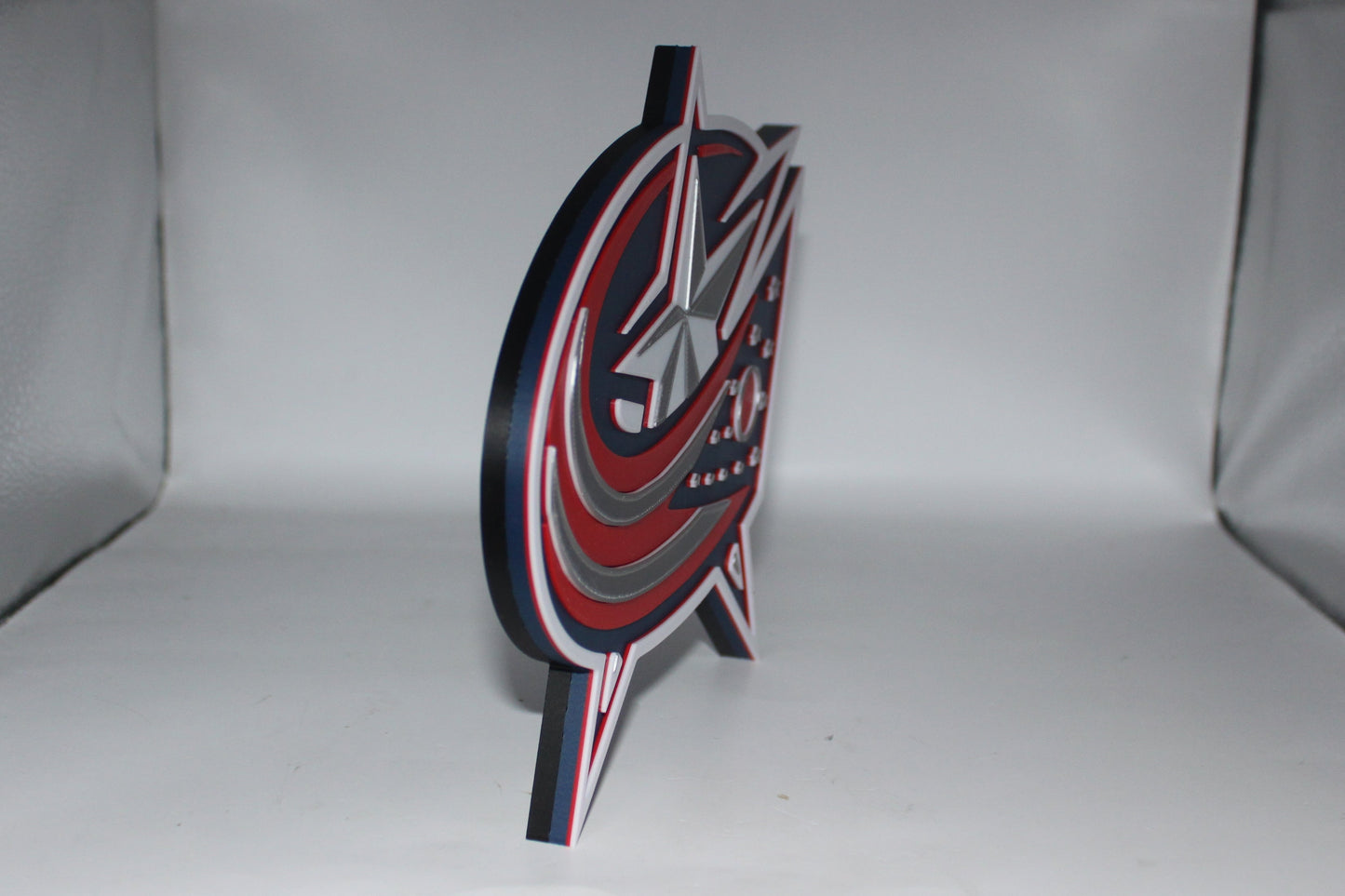 Columbus Blue Jackets 3D printed Logo Sign Wall Desk Shelf Art