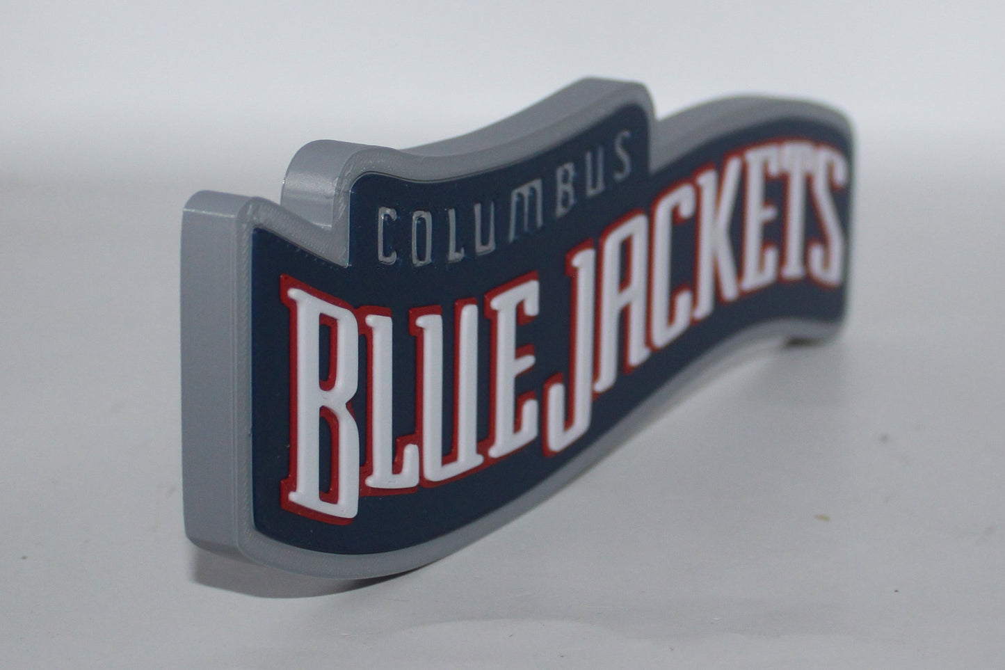 Columbus Blue Jackets 3D printed Logo Sign Wall Desk Shelf Art