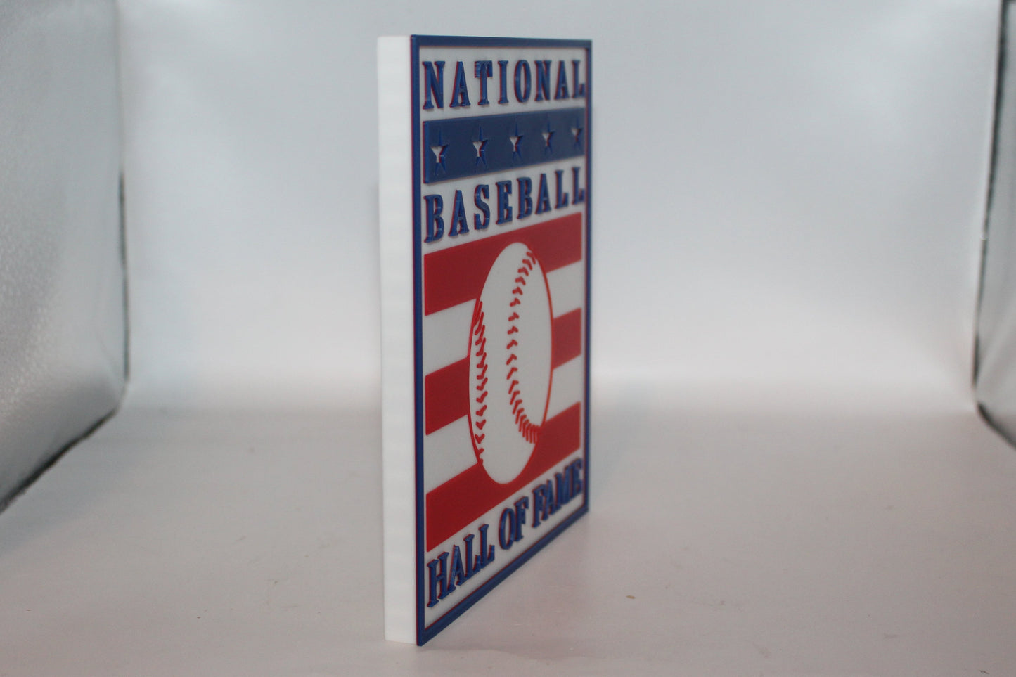 National Baseball Hall Of Fame, MLB 3D printed Logo Sign Wall Desk Shelf Art