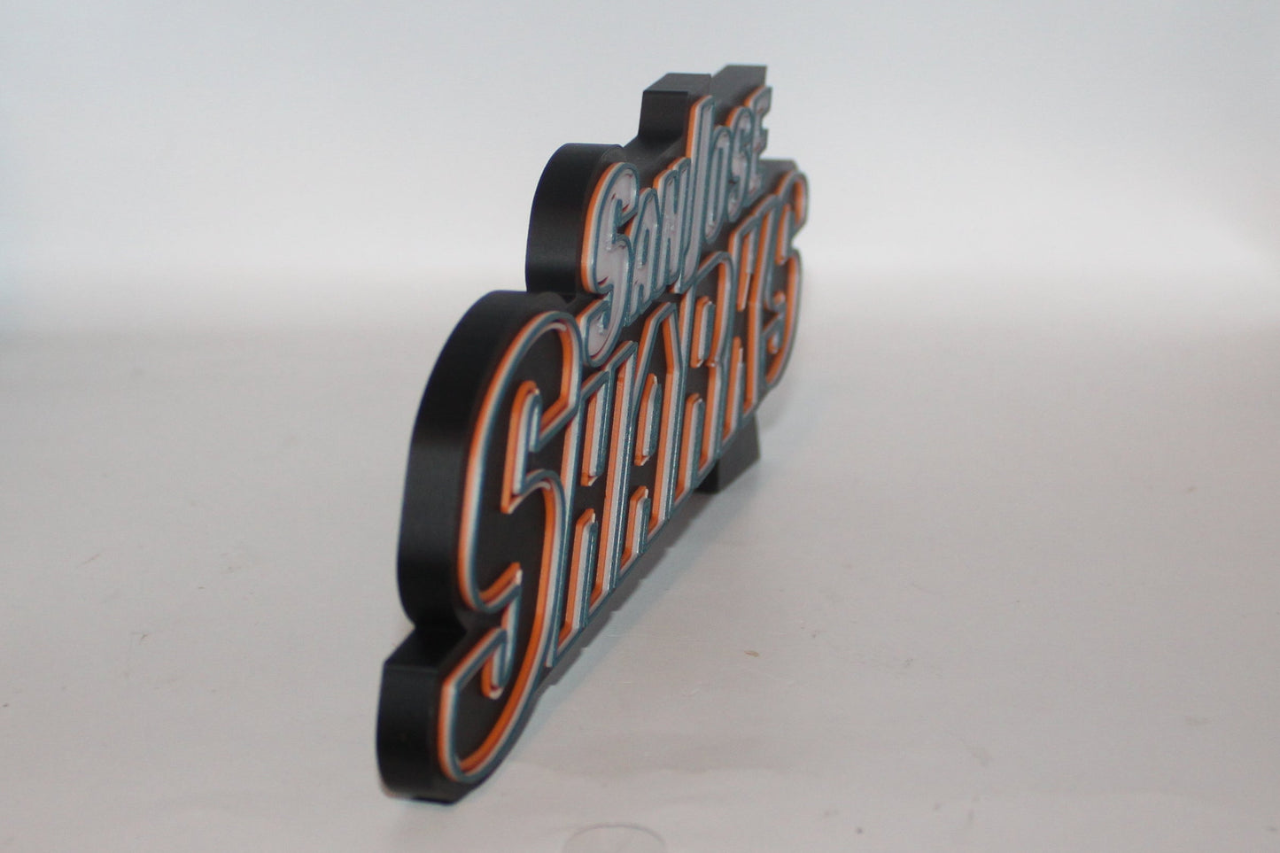 San Jose Sharks 3D printed Logo Sign Wall Desk Shelf Art