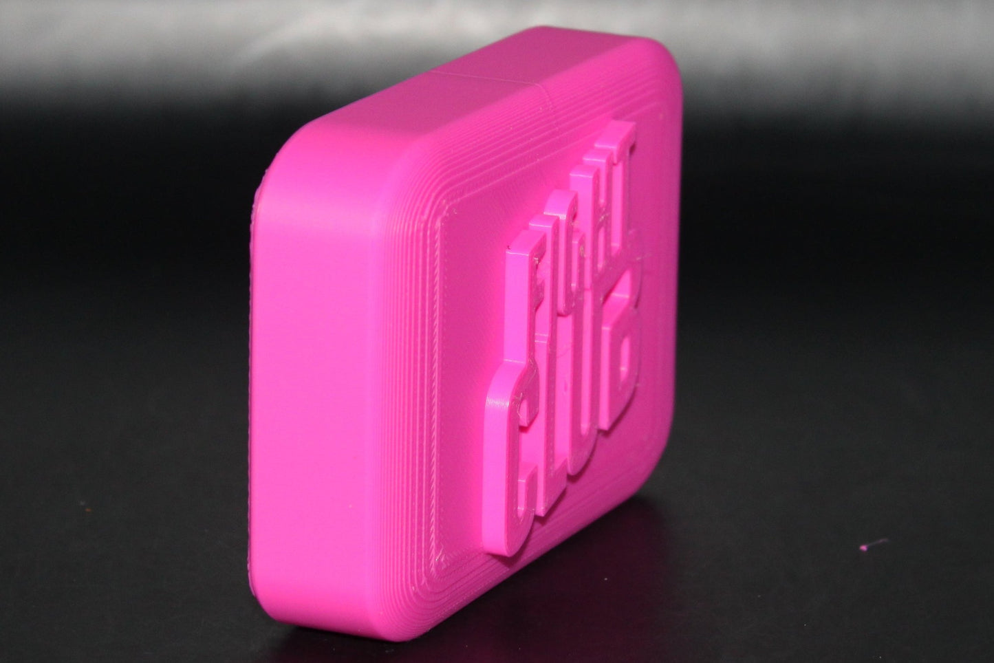 Fight Club 3D printed Logo Sign Wall Desk Shelf Art