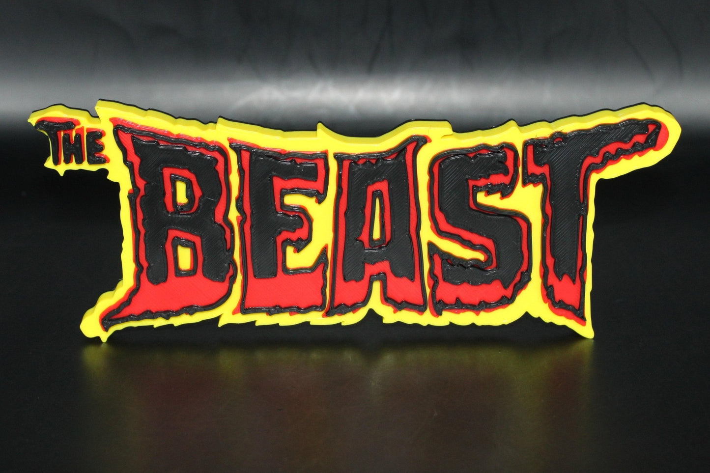The Beast 3D printed Logo Sign Wall Desk Shelf Art