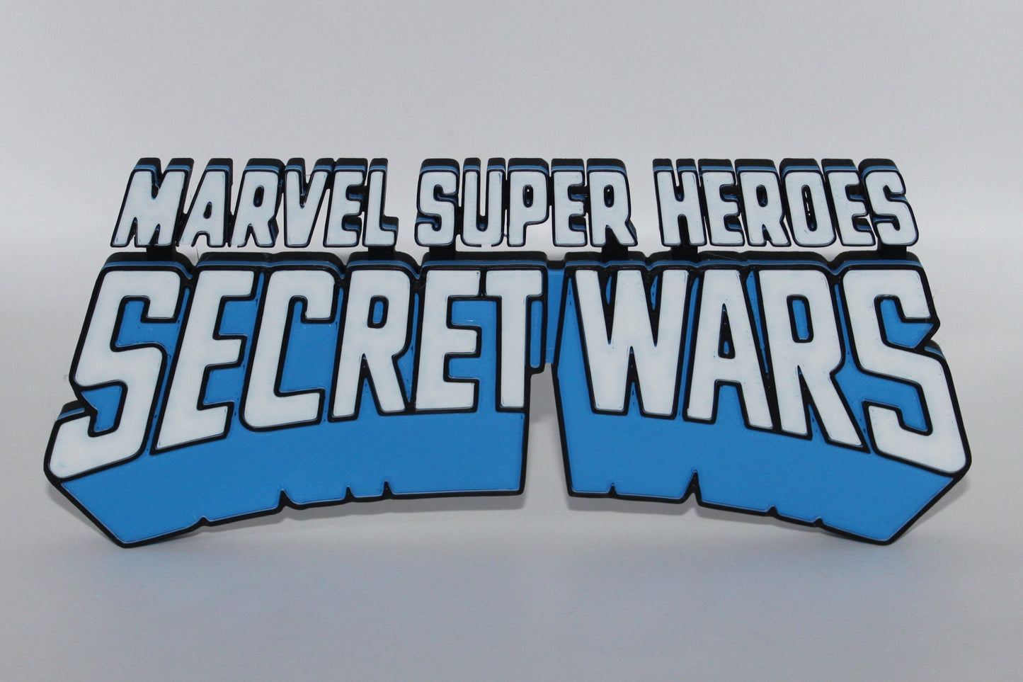 Secret Wars 3D printed Logo Sign Wall Desk Shelf Art