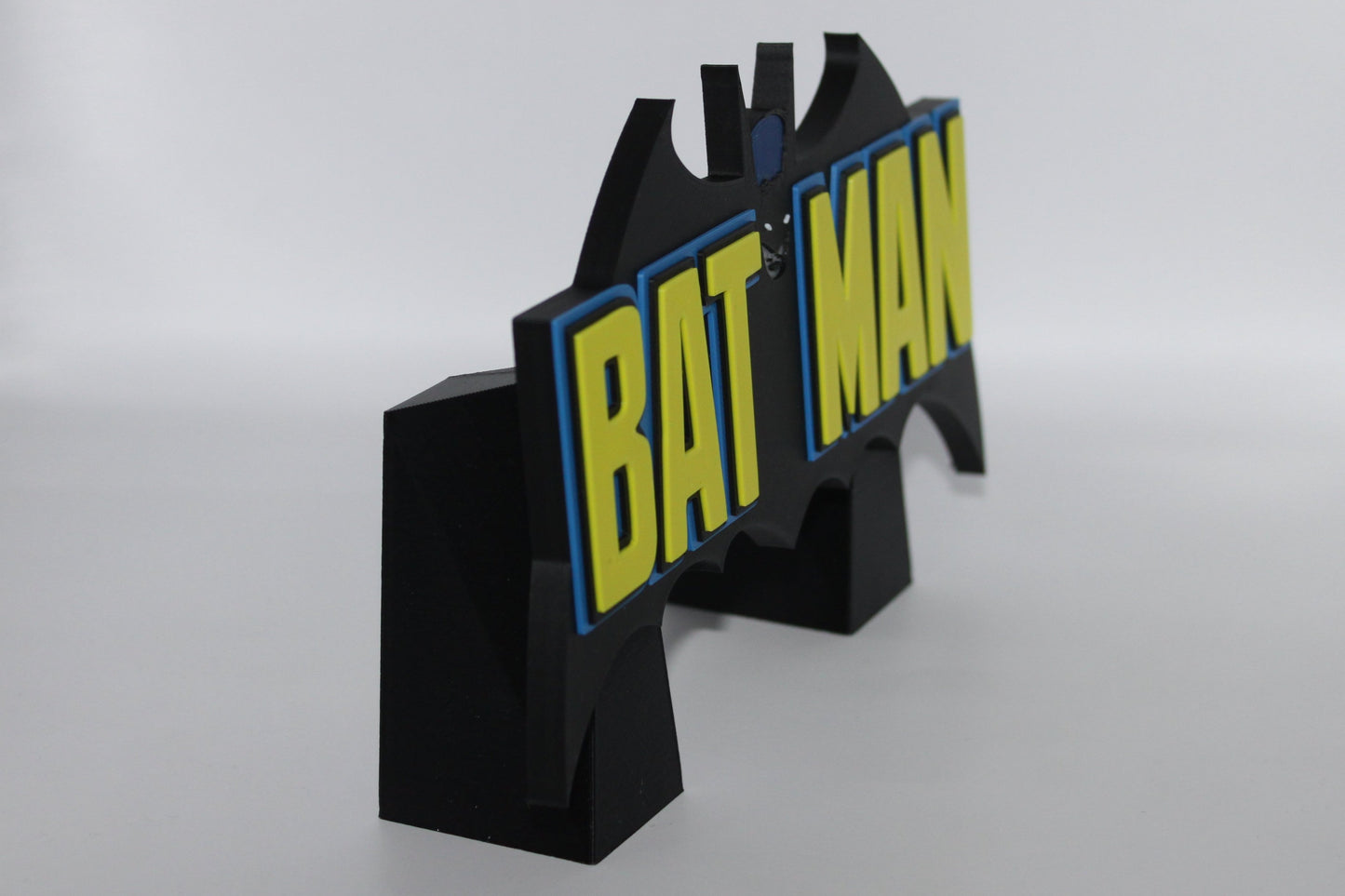 Batman 3D printed Logo Sign Wall Desk Shelf Art