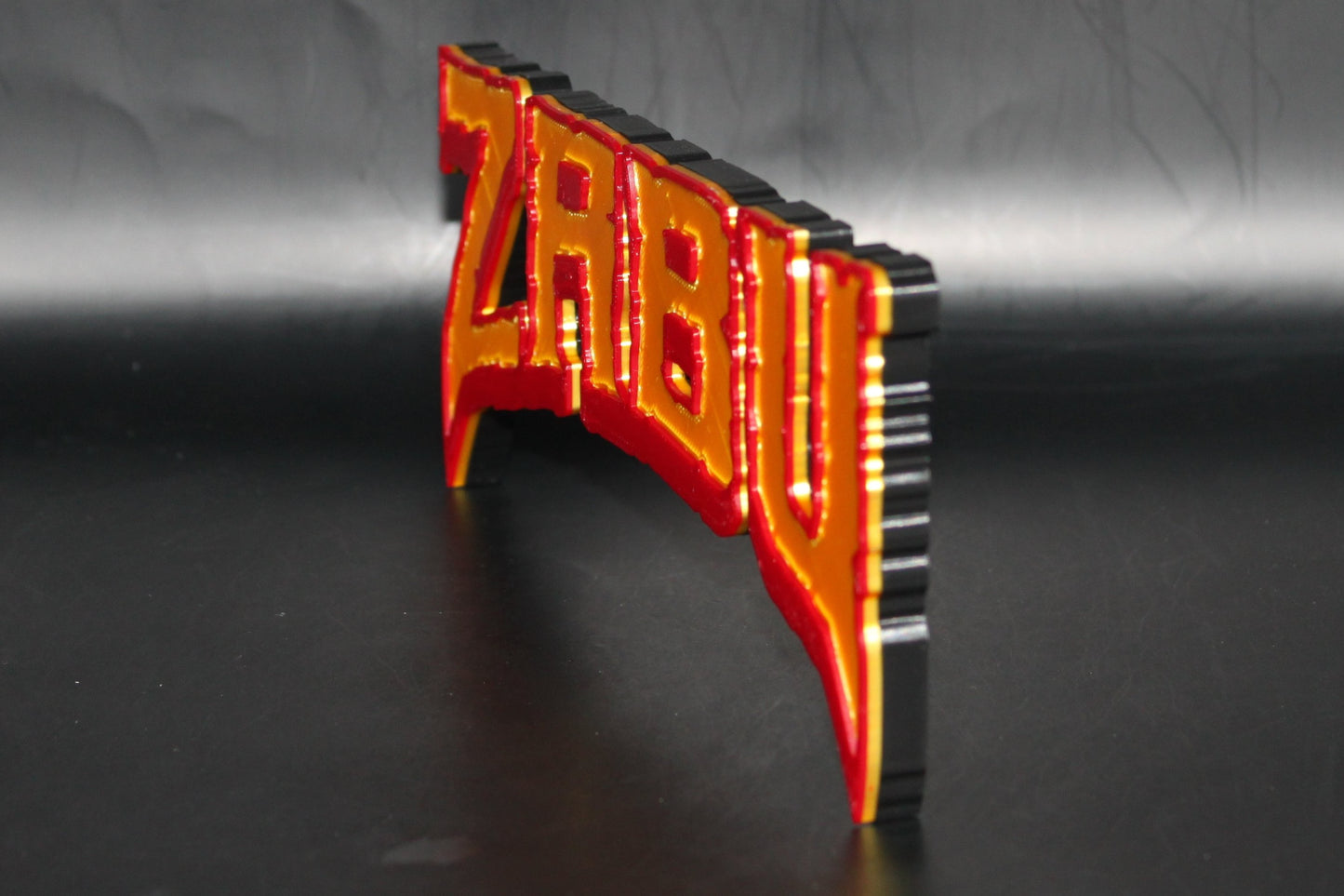 Zabu 3D printed Logo Sign Wall Desk Shelf Art