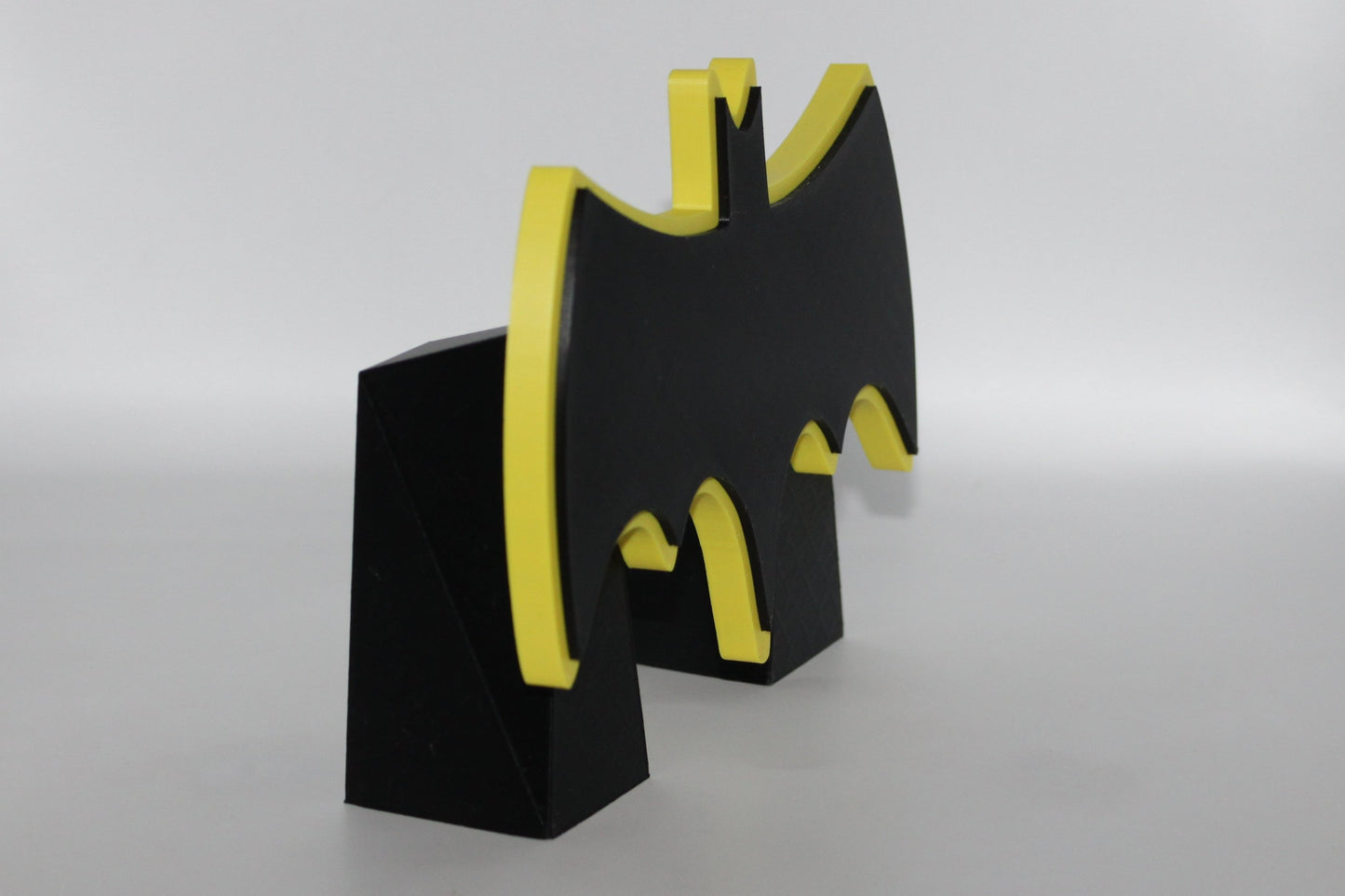 Batman, Batmobile 3D printed Logo Sign Wall Desk Shelf Art