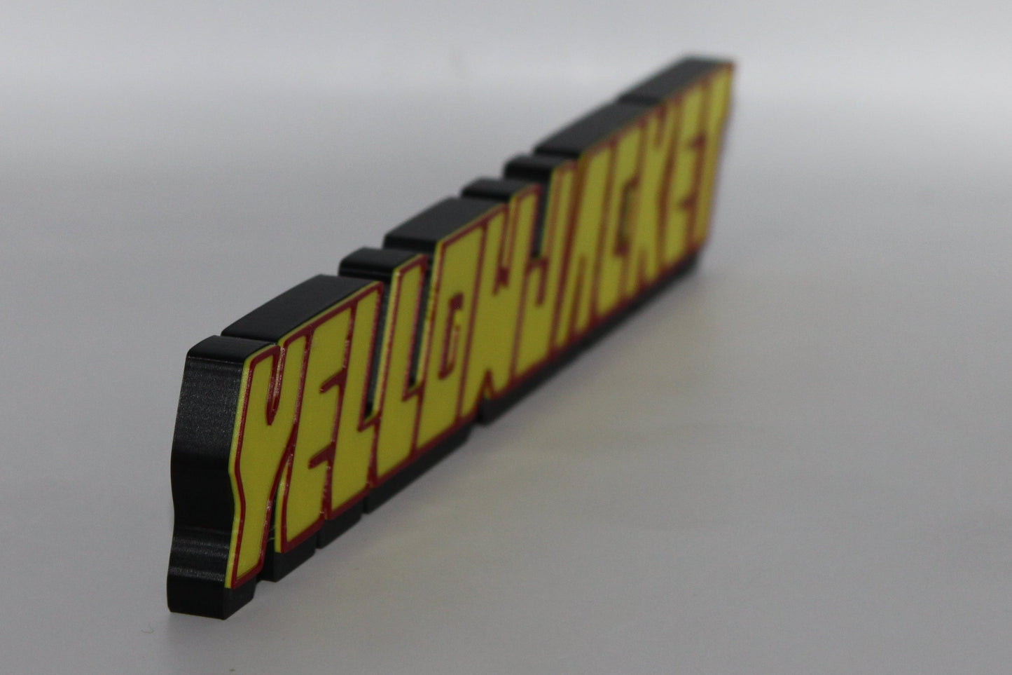 Yellowjacket 3D printed Logo Sign Wall Desk Shelf Art