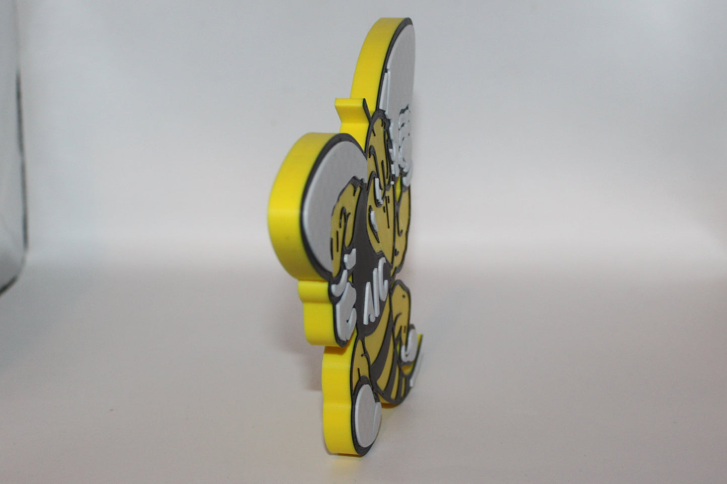 AIC Yellow Jackets 3D printed Logo Sign Wall Desk Shelf Art