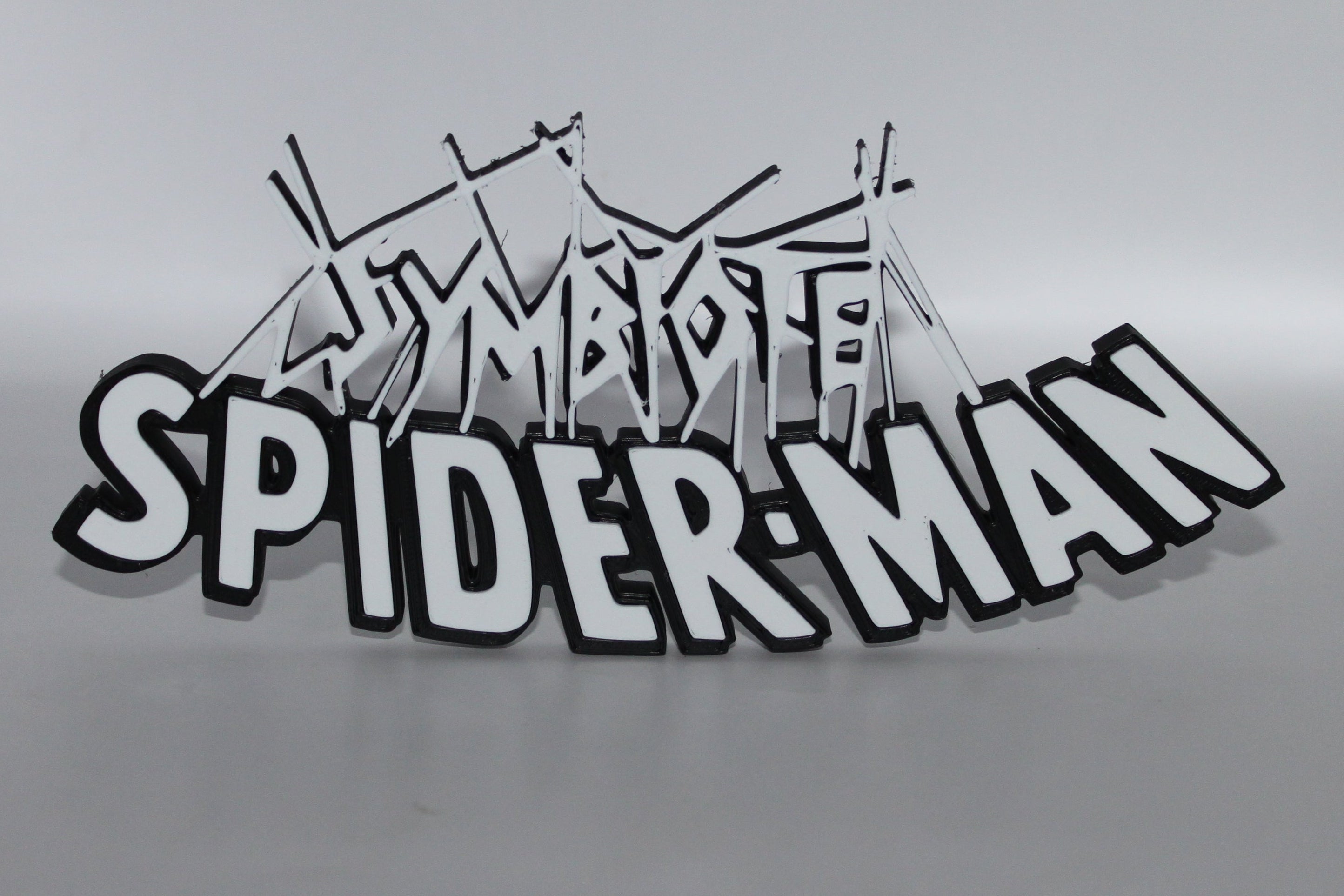 Symbiote Spider Man 3D Printed Logo Sign Wall Desk Shelf Art WindyCity3D symbiote-spider-man-3d-printed-logo-sign-wall-desk-shelf-art-windycity3d