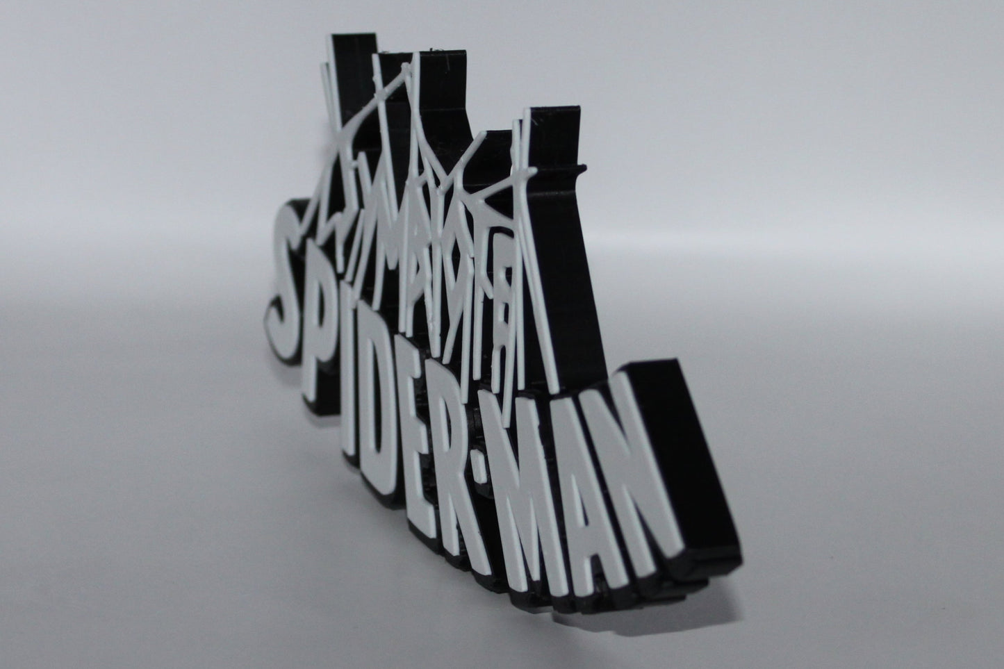 Symbiote Spider-Man, 3D printed Logo Sign Wall Desk Shelf Art