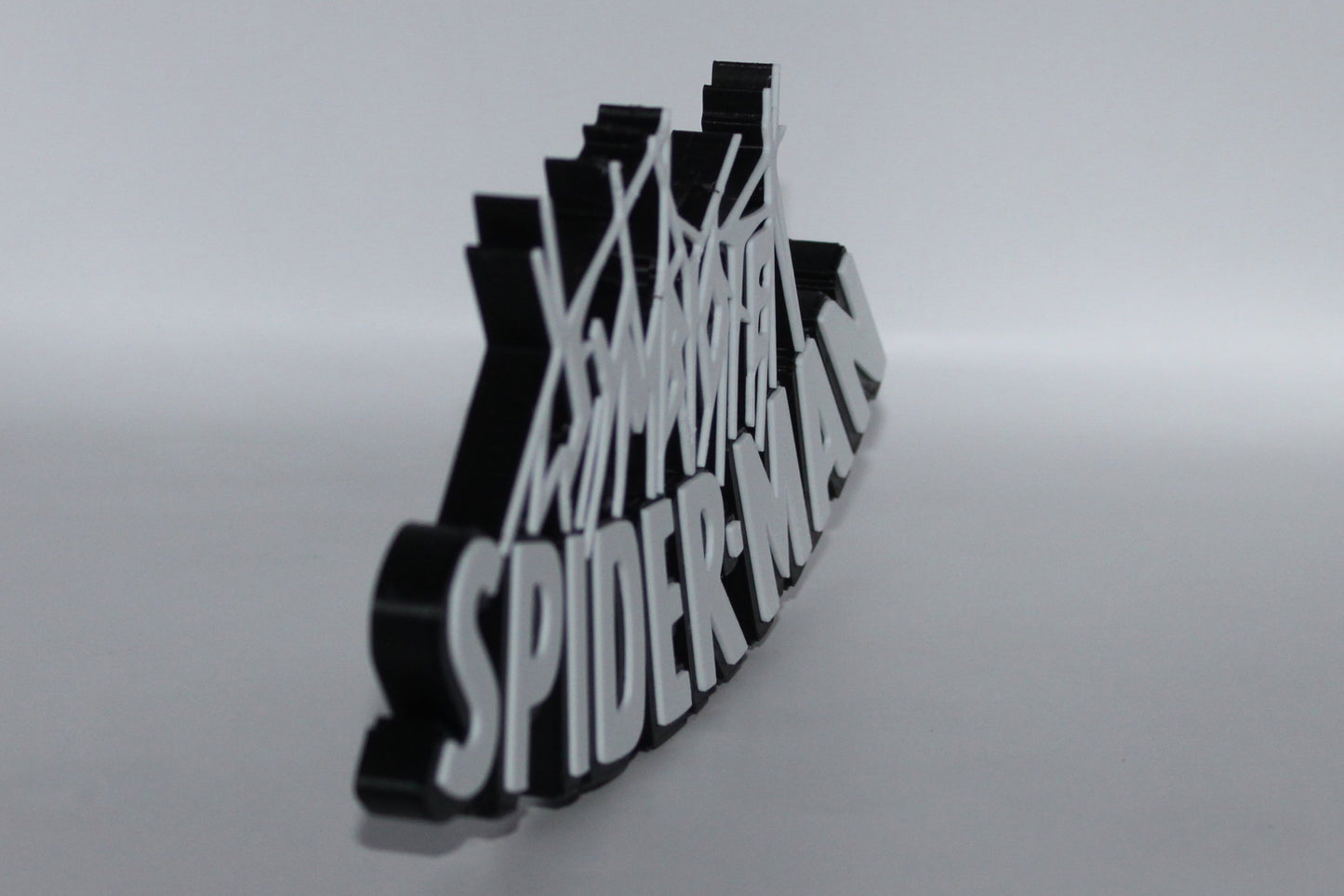 Symbiote Spider-Man, 3D printed Logo Sign Wall Desk Shelf Art