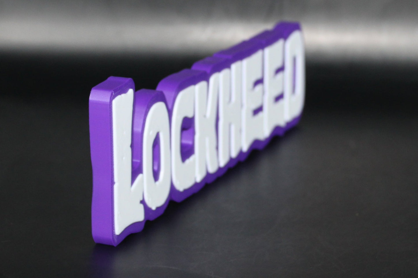 Lockheed 3D printed Logo Sign Wall Desk Shelf Art
