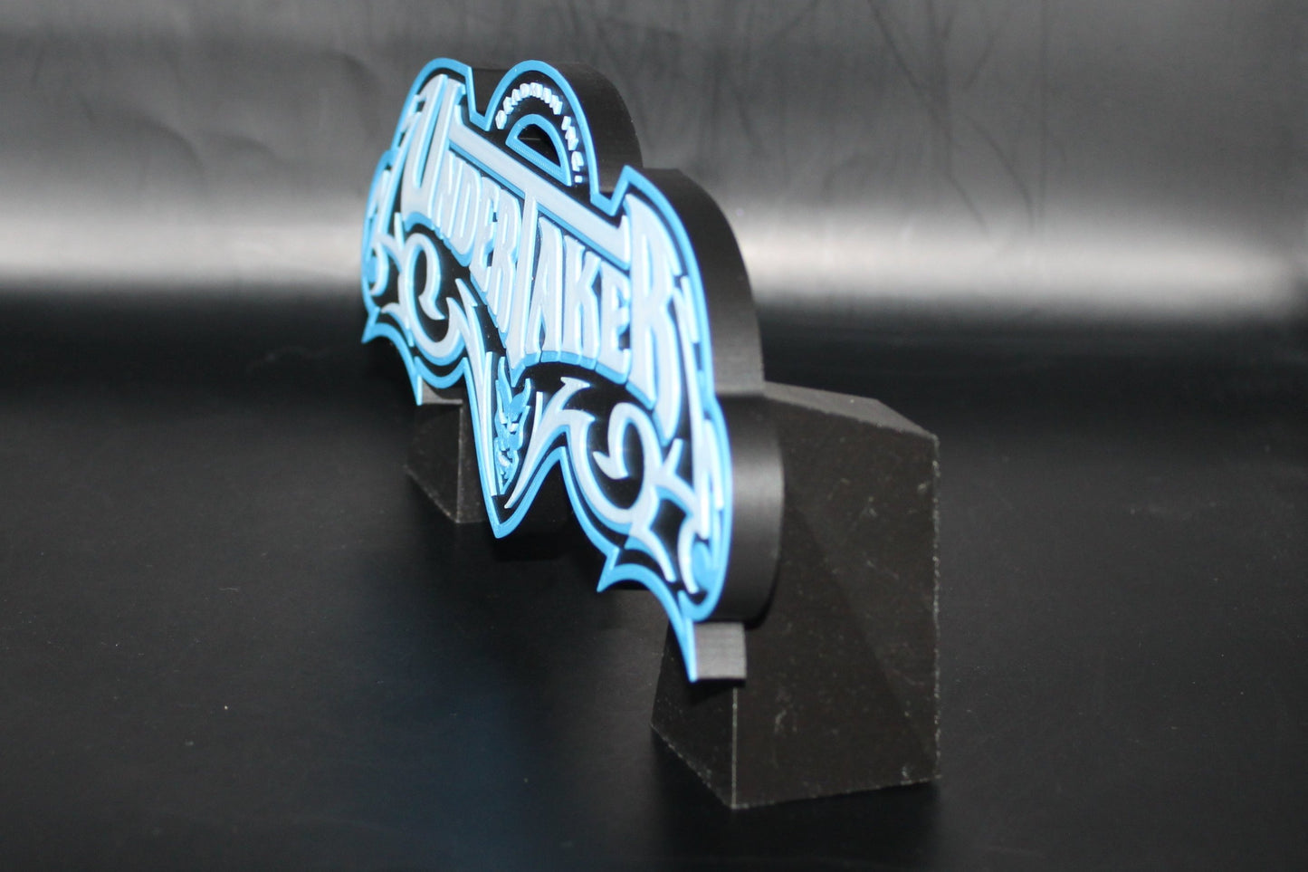 Undertaker 3D printed Logo Sign Wall Desk Shelf Art