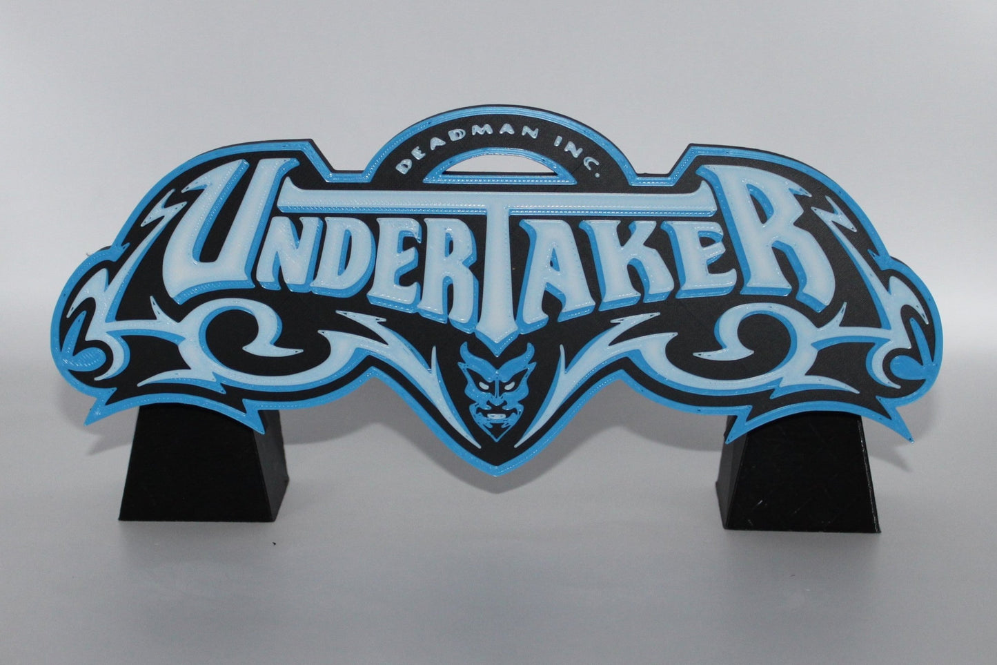 Undertaker 3D printed Logo Sign Wall Desk Shelf Art