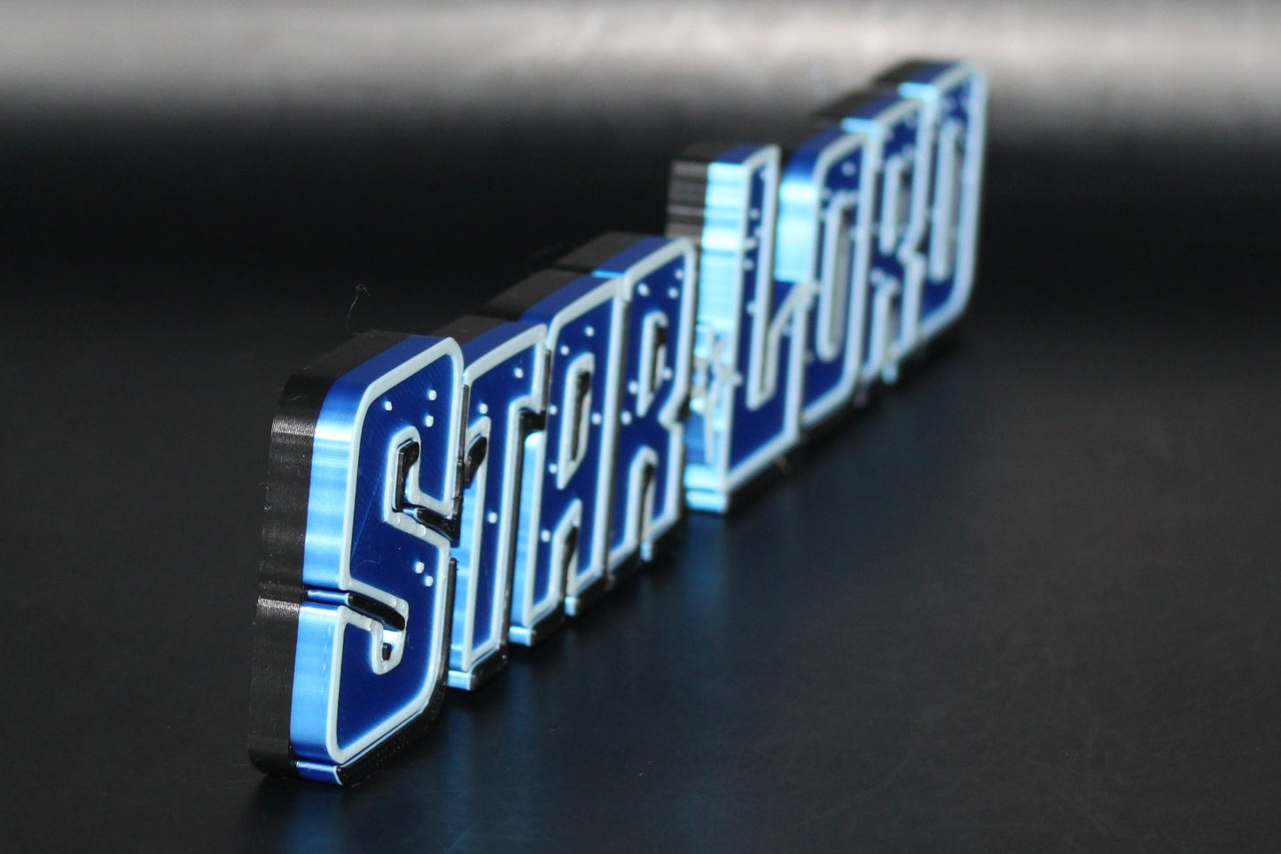 Star Lord 3D printed Logo Sign Wall Desk Shelf Art