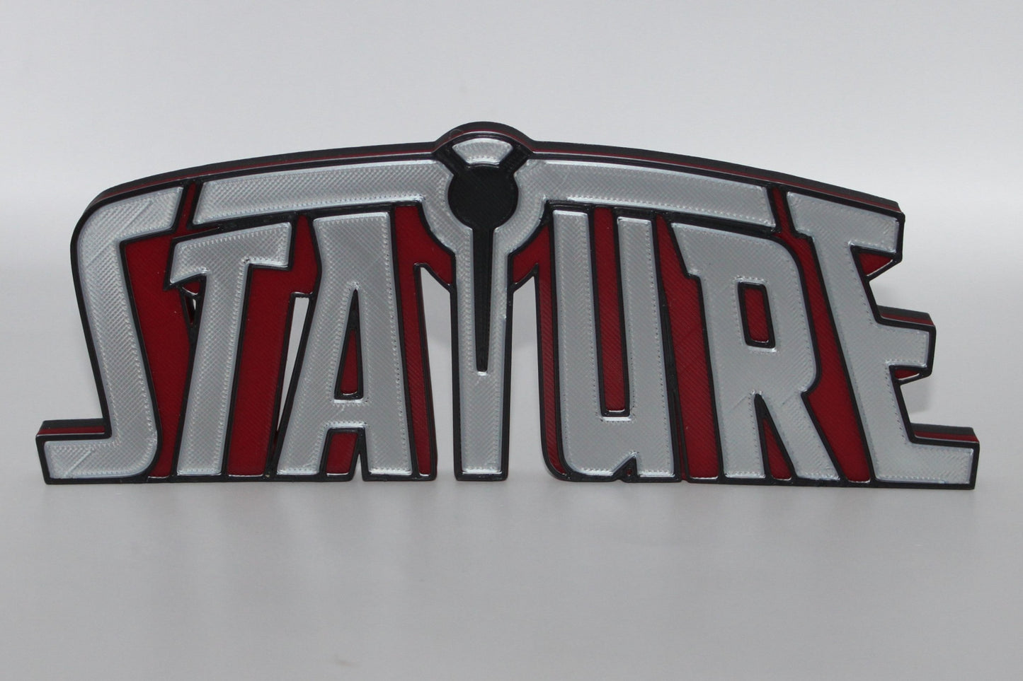 Stature 3D printed Logo Sign Wall Desk Shelf Art