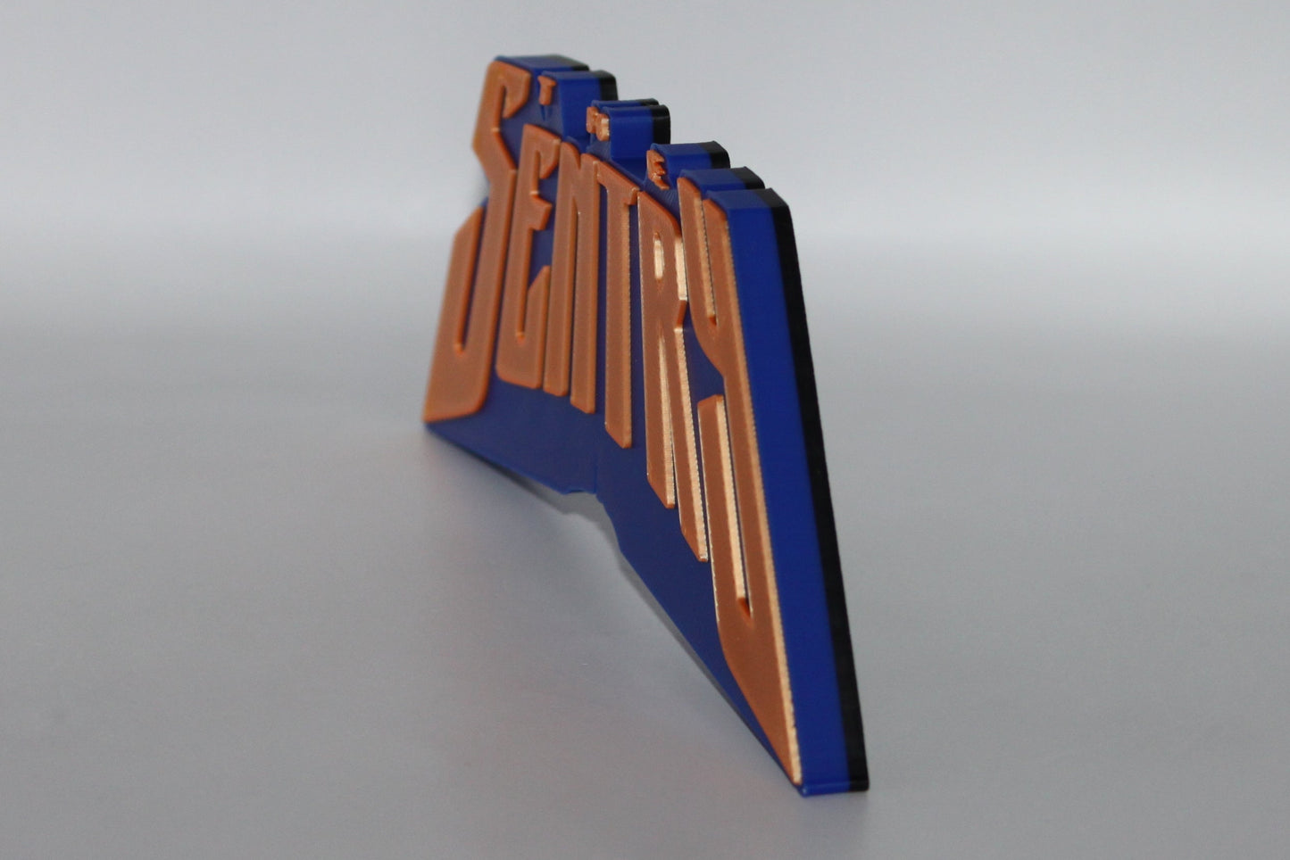 The Sentry 3D printed Logo Sign Wall Desk Shelf Art