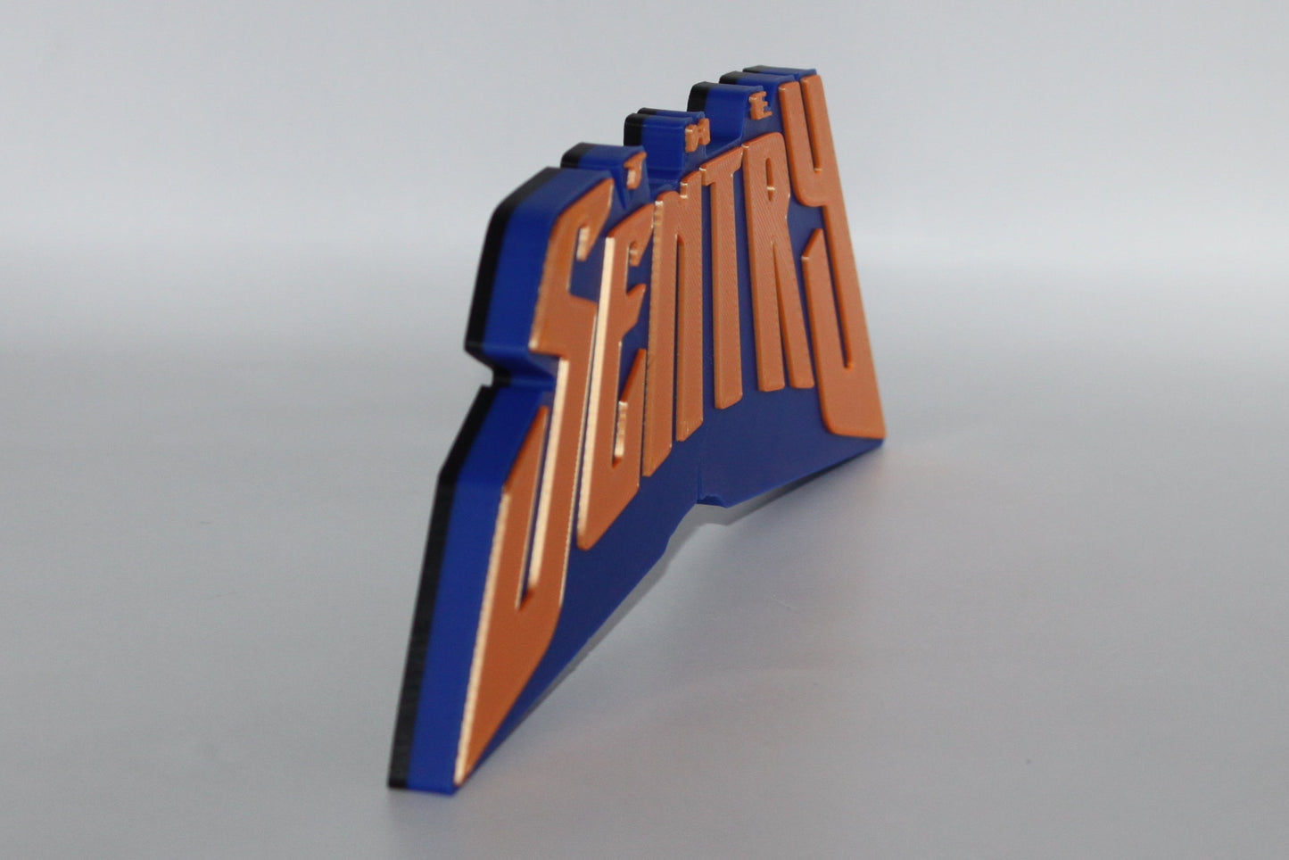 The Sentry 3D printed Logo Sign Wall Desk Shelf Art