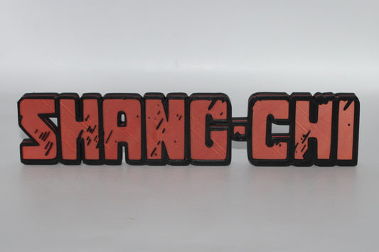 Shang-Chi 3D printed Logo Sign Wall Desk Shelf Art