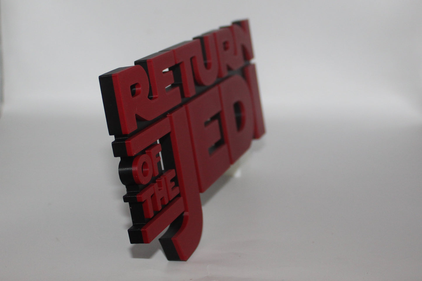 Star Wars Return of the Jedi 3D printed Logo Sign Wall Desk Shelf Art
