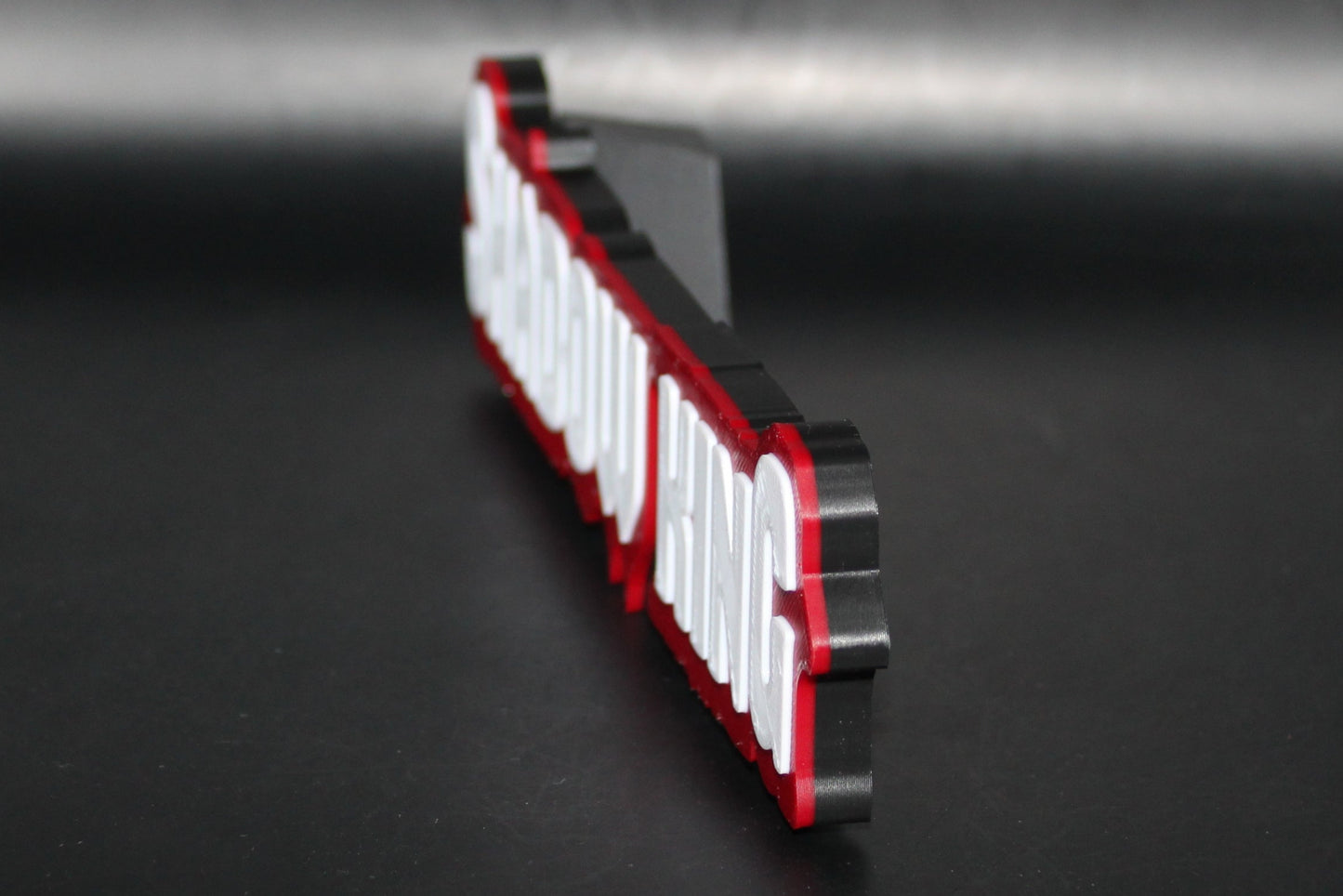 Shadow King 3D printed Logo Sign Wall Desk Shelf Art