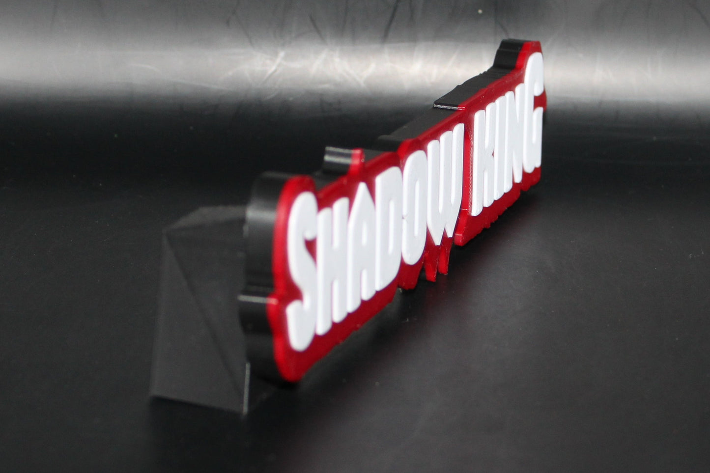 Shadow King 3D printed Logo Sign Wall Desk Shelf Art
