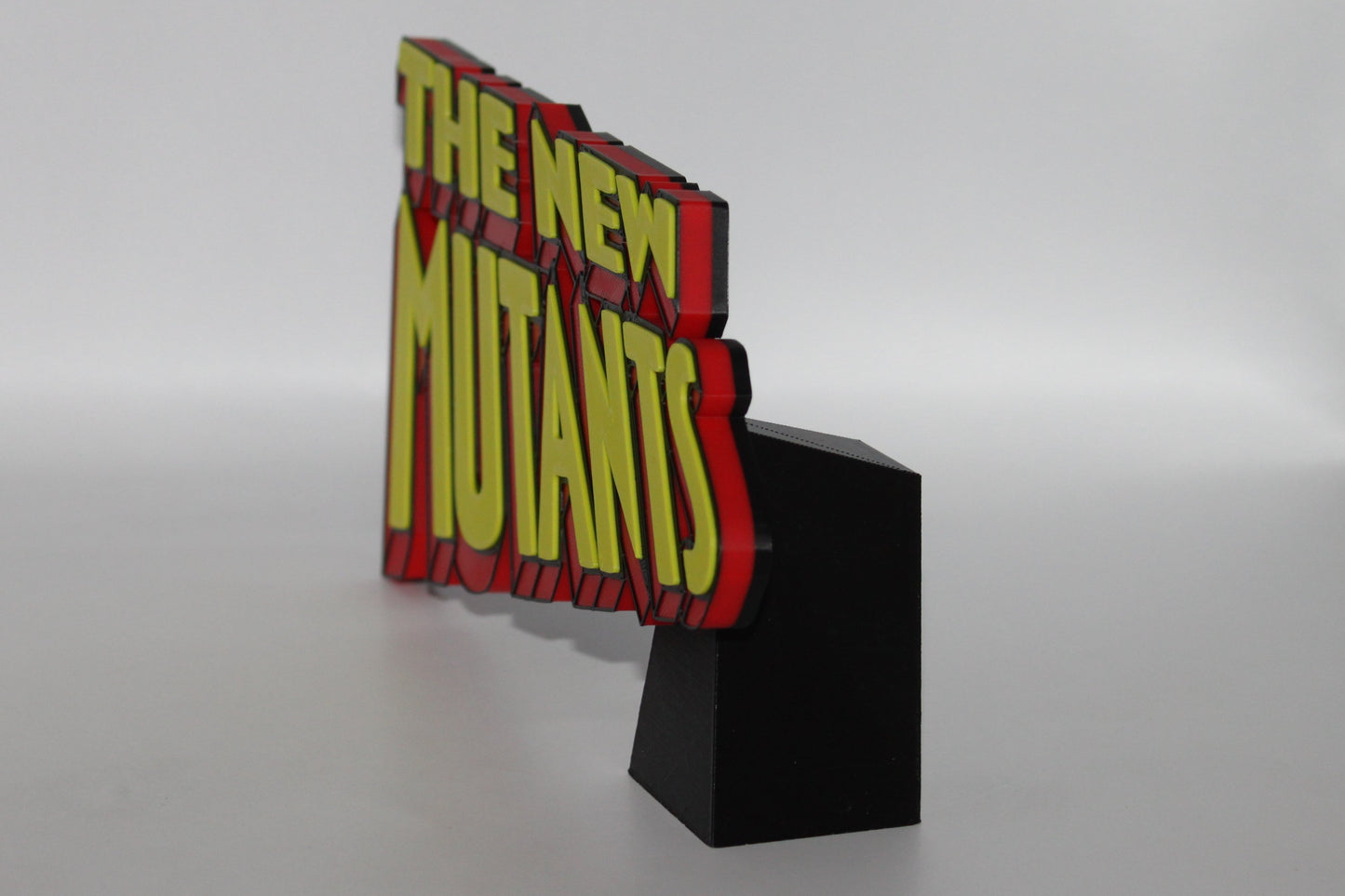 The New Mutants 3D printed Logo Sign Wall Desk Shelf Art