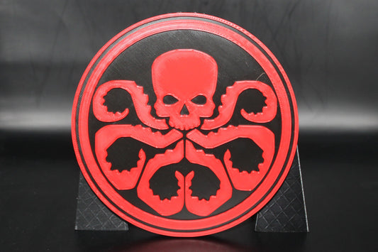 Hydra 3D printed Logo Sign Wall Desk Shelf Art