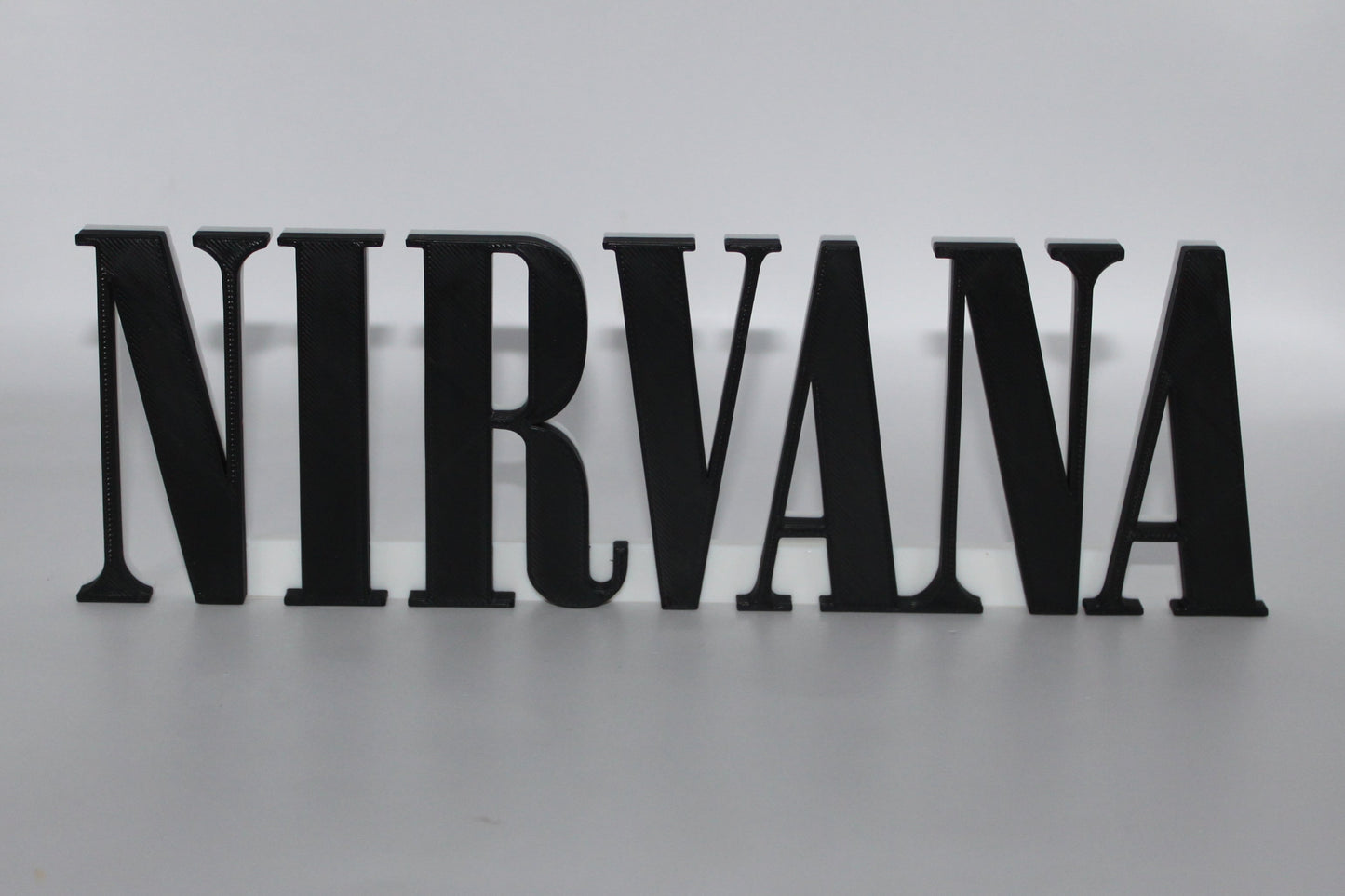 Nirvana 3D printed Logo Sign Wall Desk Shelf Art