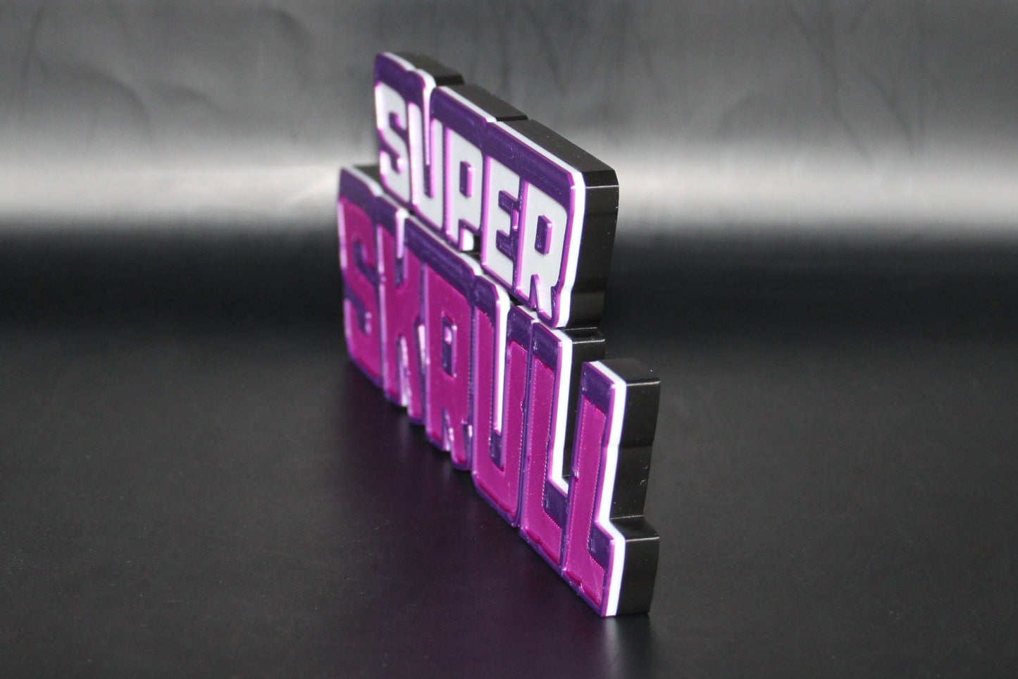 Super Skrull 3D printed Logo Sign Wall Desk Shelf Art