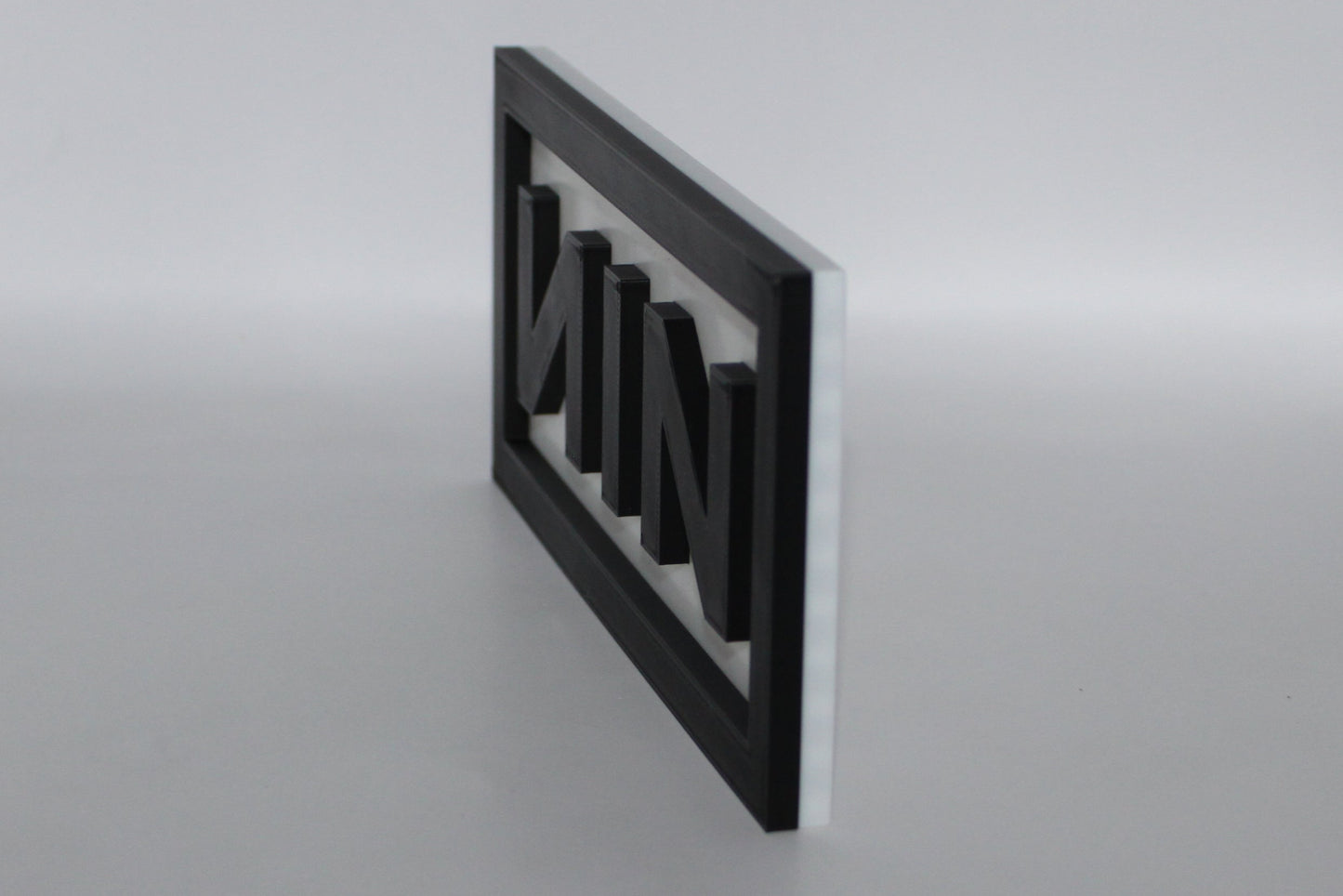 Nine Inch Nails, NIN 3D printed Logo Sign Wall Desk Shelf Art