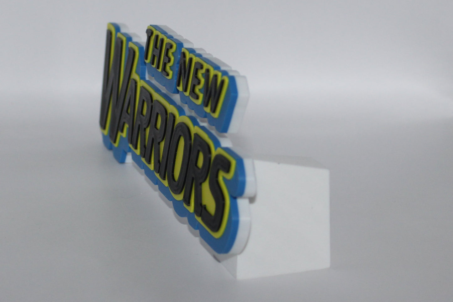 The New Warriors 3D printed Logo Sign Wall Desk Shelf Art