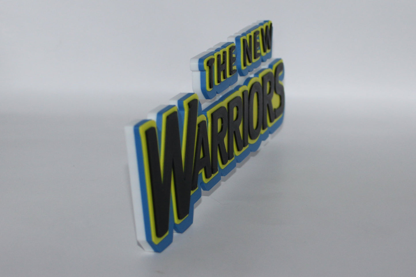 The New Warriors 3D printed Logo Sign Wall Desk Shelf Art