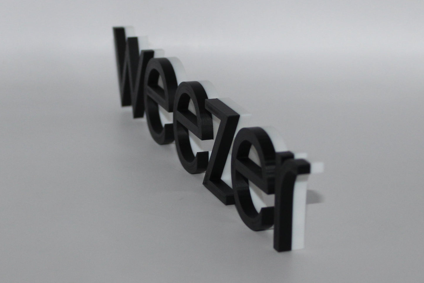 Weezer 3D printed Logo Sign Wall Desk Shelf Art