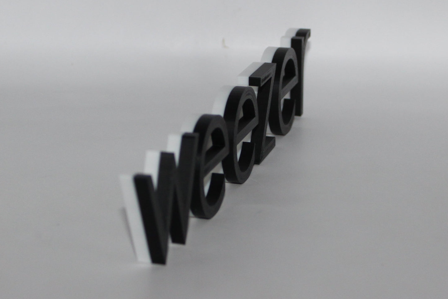 Weezer 3D printed Logo Sign Wall Desk Shelf Art
