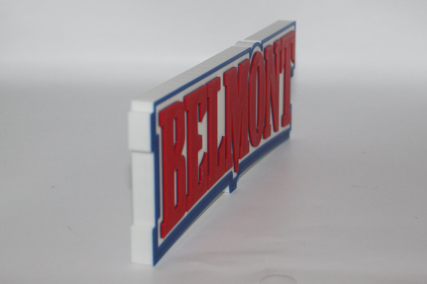 Belmont Bruins 3D printed Logo Sign Wall Desk Shelf Art