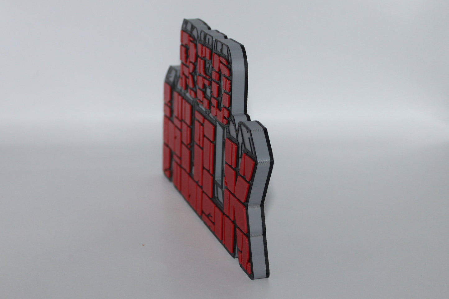 Red Hulk 3D printed Logo Sign Wall Desk Shelf Art