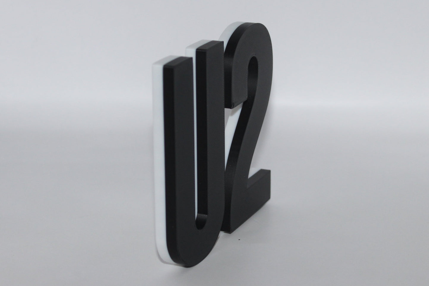 U2 3D printed Logo Sign Wall Desk Shelf Art