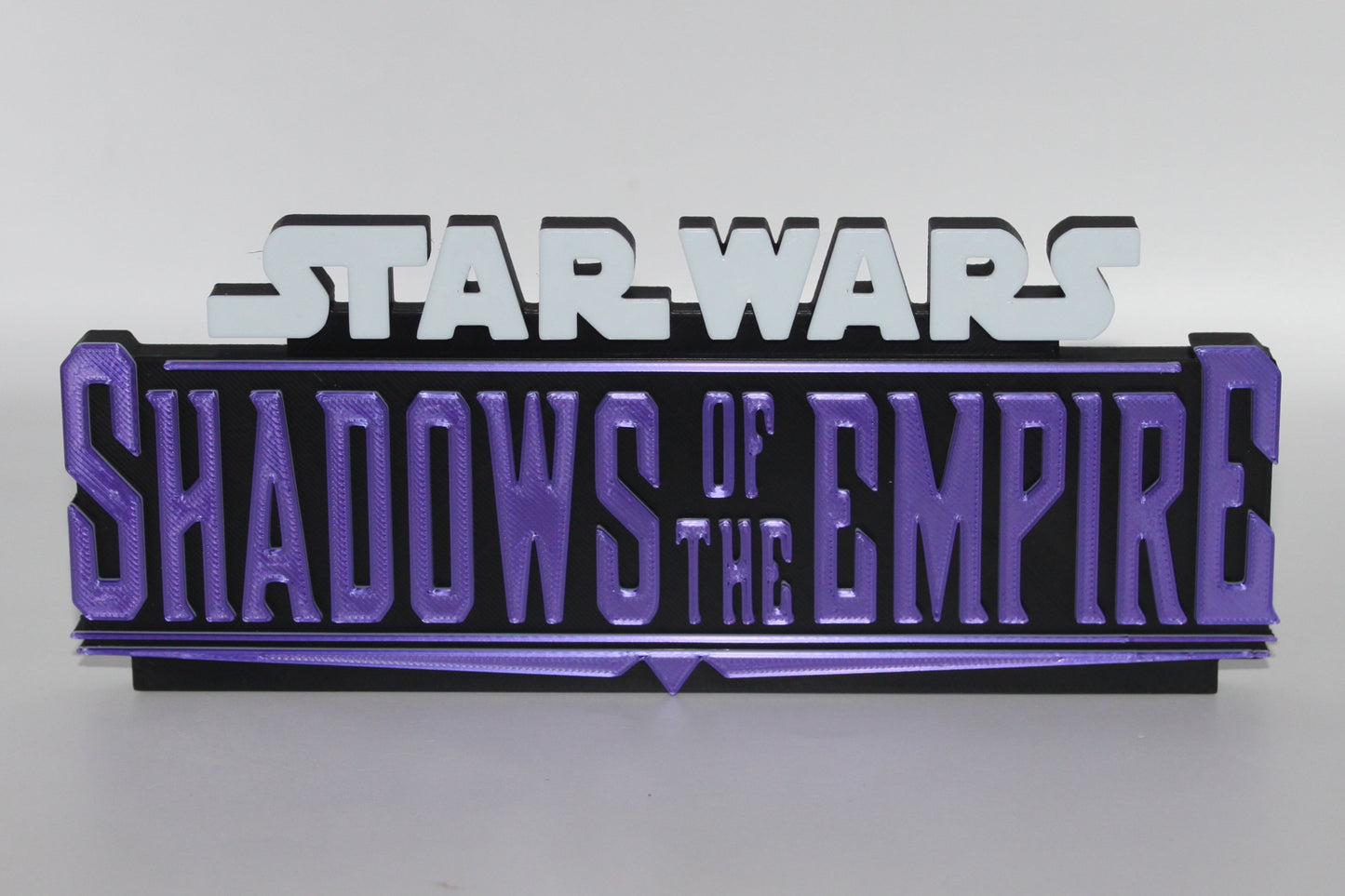 Shadows of the Empire Logo 3D printed Logo Sign Wall Desk Shelf Art