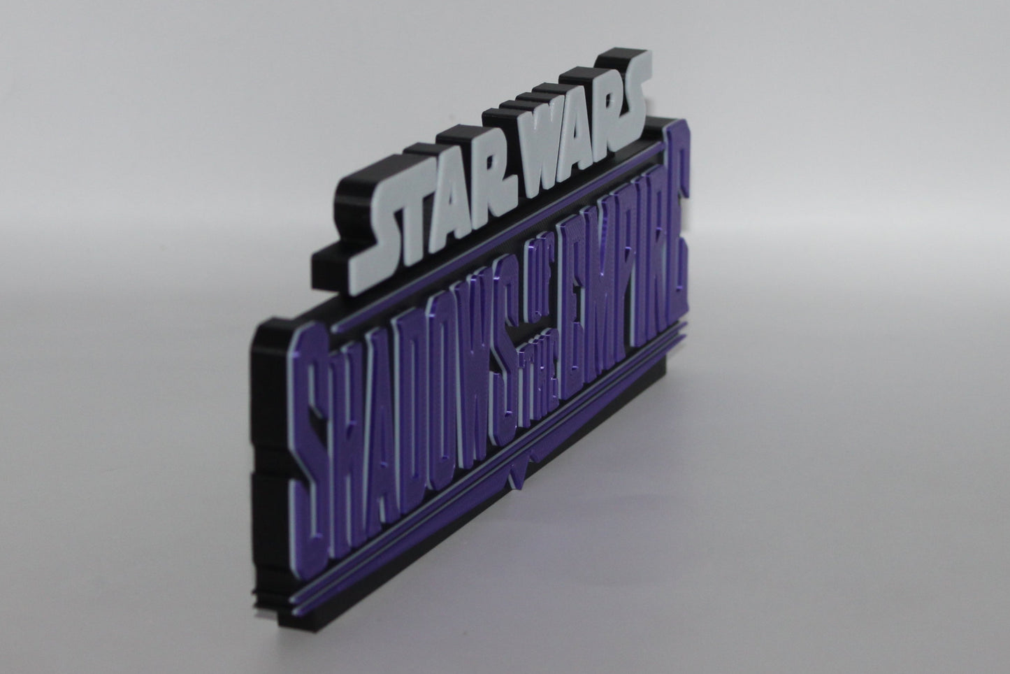 Shadows of the Empire Logo 3D printed Logo Sign Wall Desk Shelf Art
