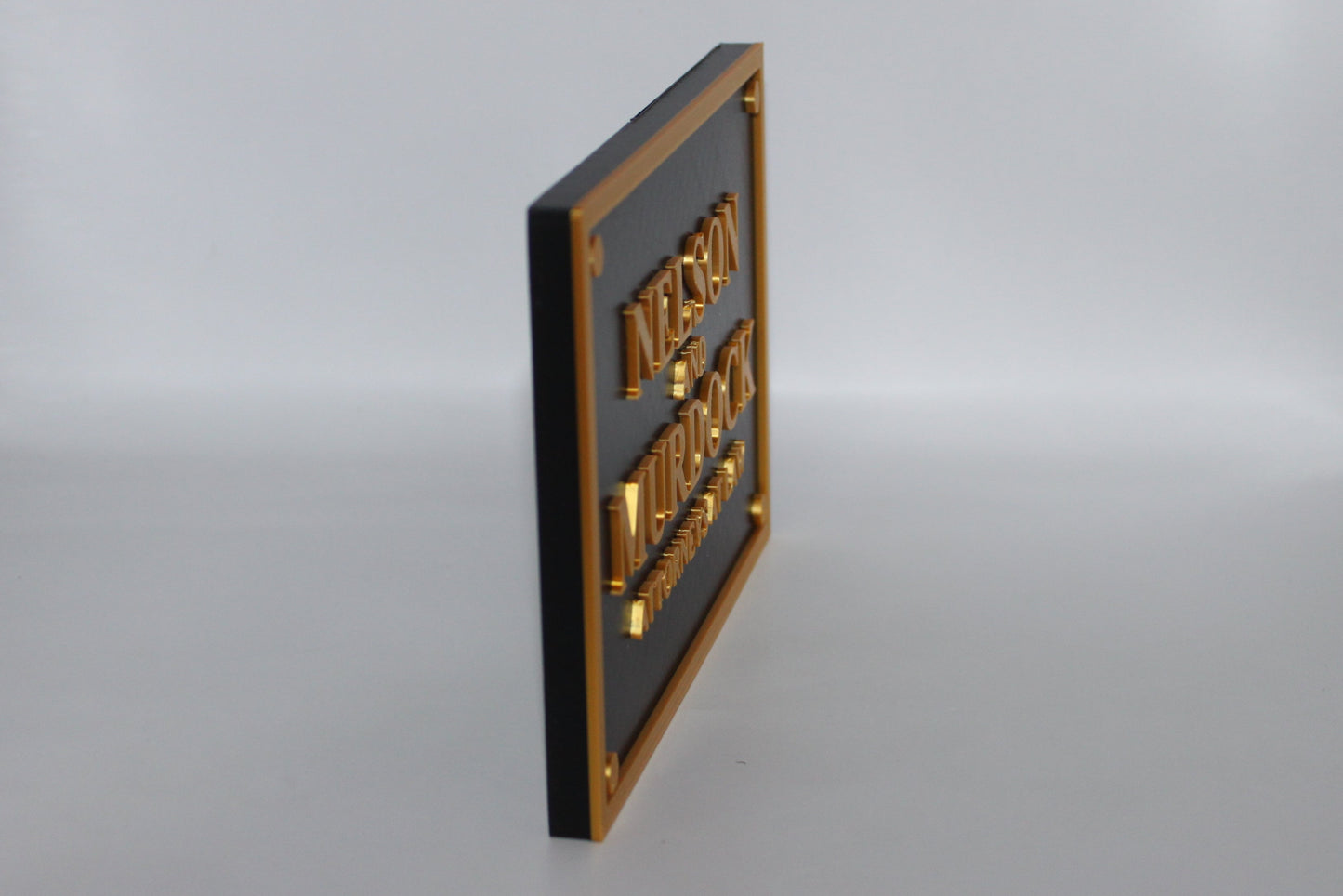 Daredevil "Nelson and Murdock" 3D printed Logo Sign Wall Desk Shelf Art